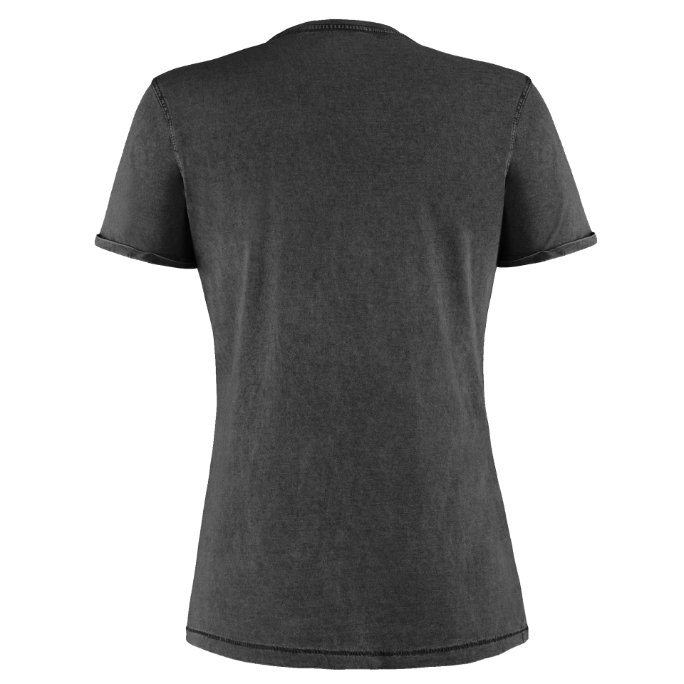 Camisetas Efecto Jeans con Manga Corta para Mujer