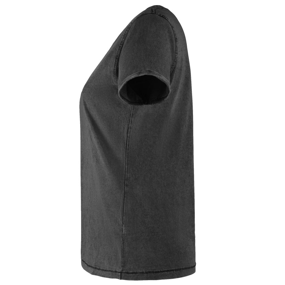 Camisetas Efecto Jeans con Manga Corta para Mujer