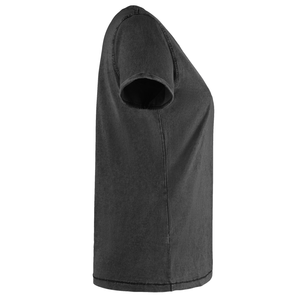 Camisetas Efecto Jeans con Manga Corta para Mujer