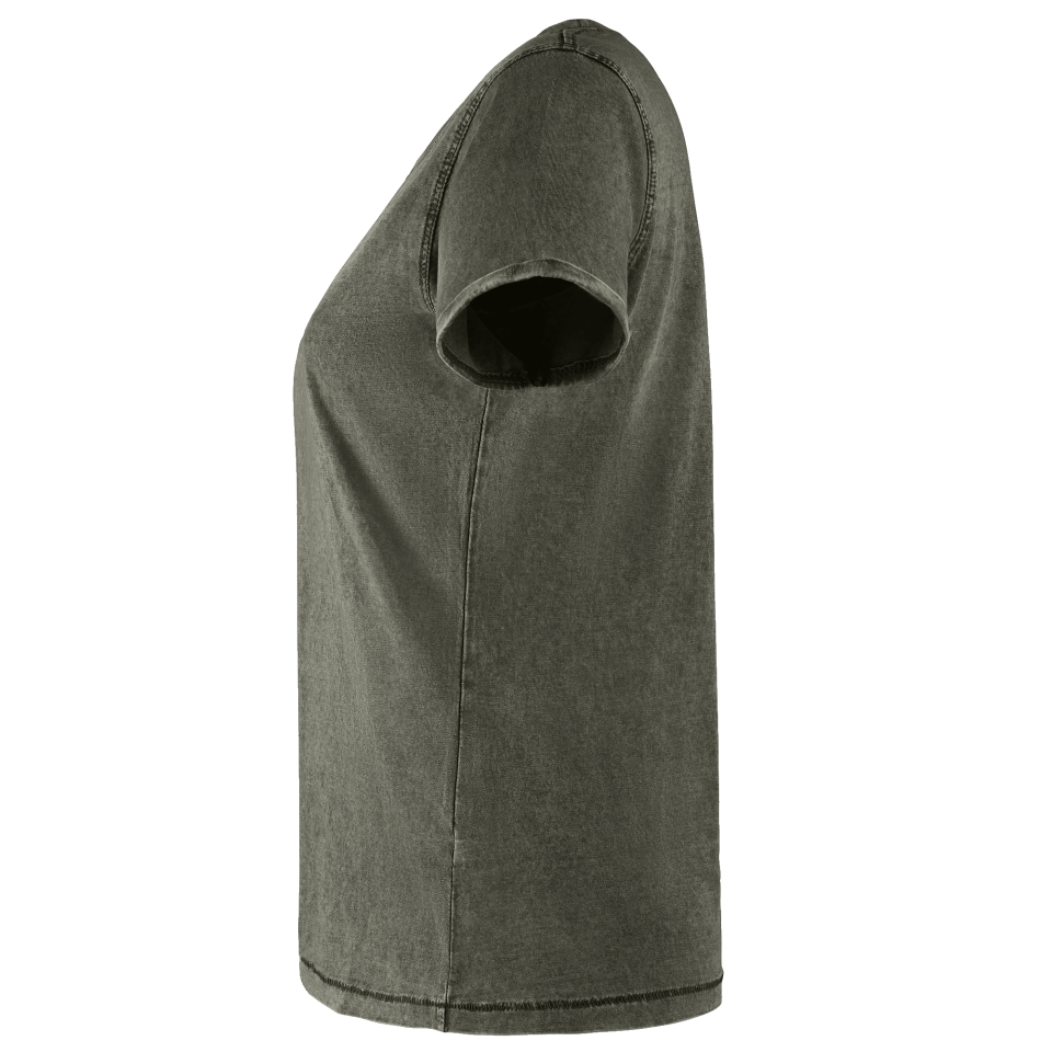 Camisetas Efecto Jeans con Manga Corta para Mujer