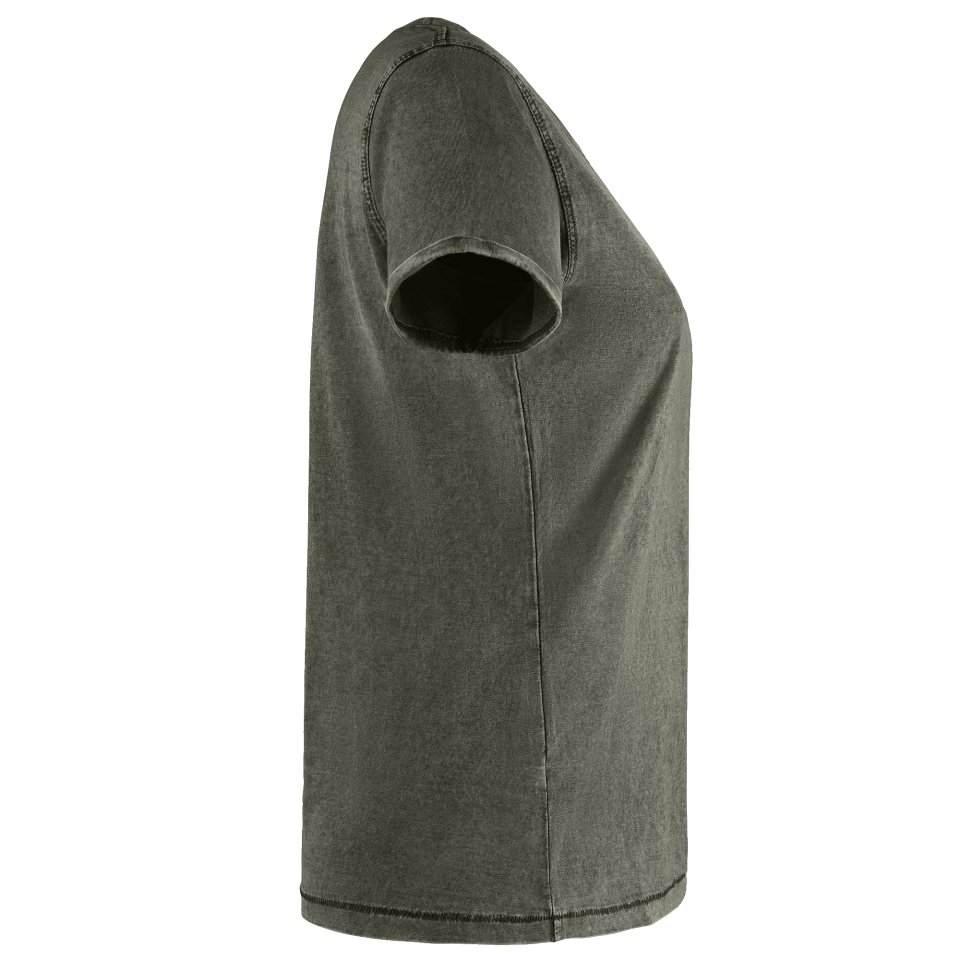 Camisetas Efecto Jeans con Manga Corta para Mujer