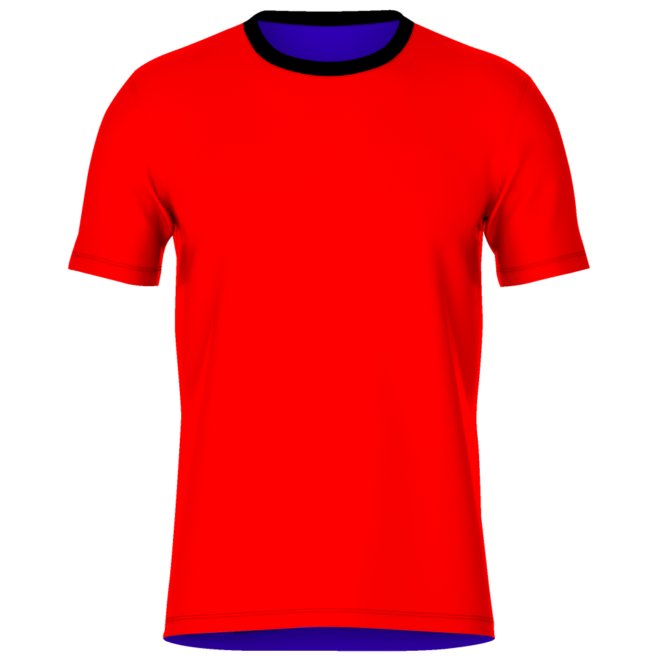 Camiseta fútbol REVERSIBLE sublimada colores planos personalizada