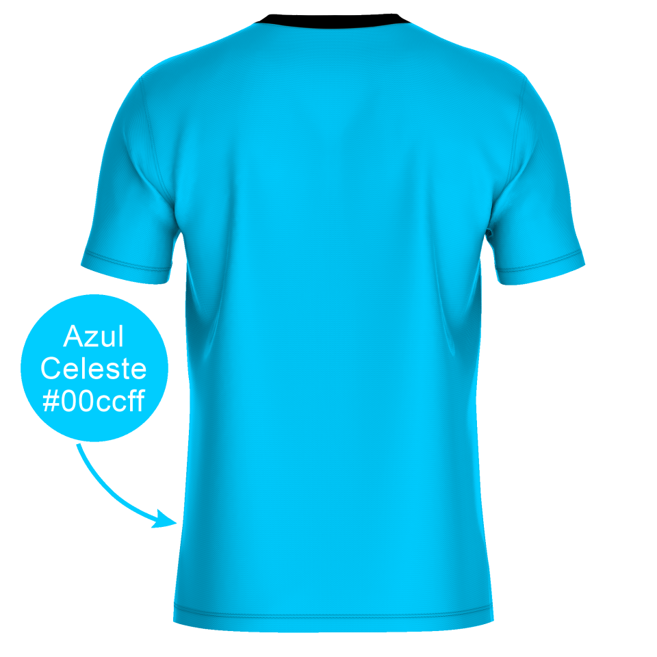 Camiseta fútbol REVERSIBLE sublimada colores planos personalizada