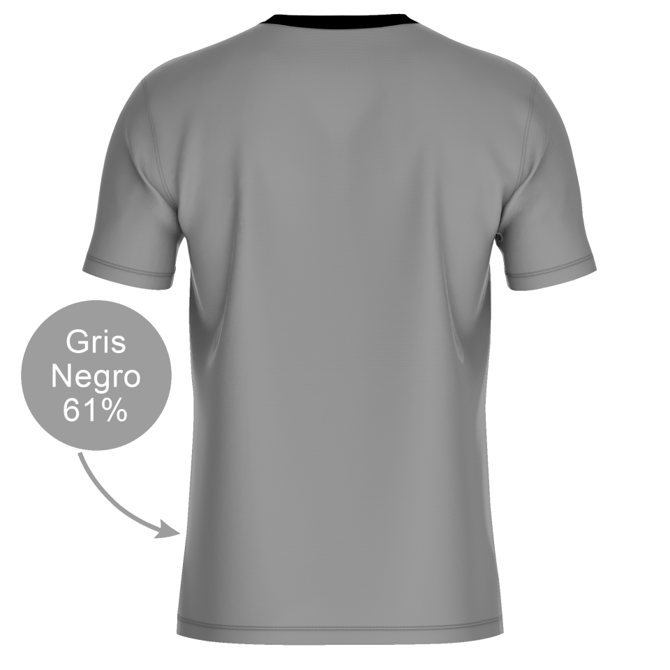 Camiseta fútbol REVERSIBLE sublimada colores planos personalizada