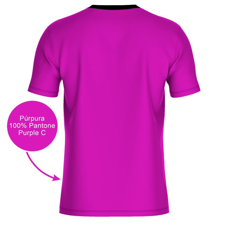 Camiseta fútbol REVERSIBLE sublimada colores planos personalizada