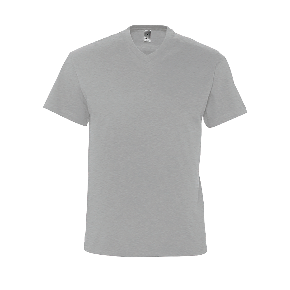 Camiseta 3XL cuello pico básica personalizada