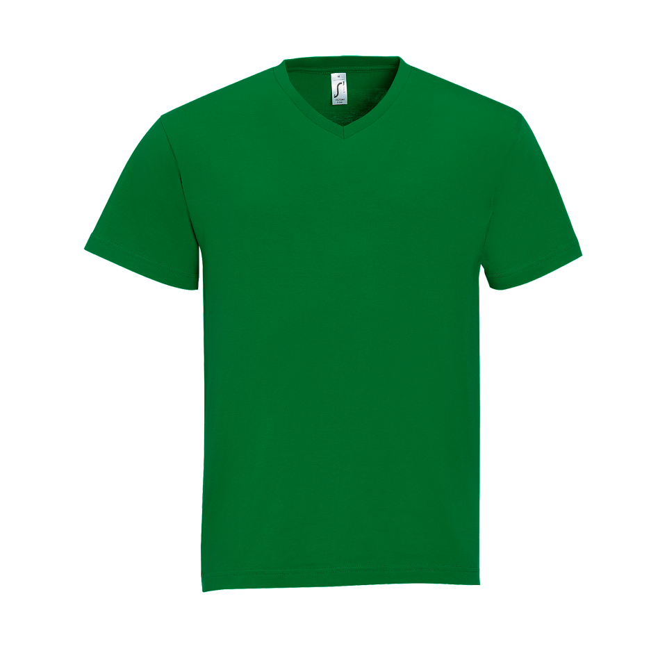 Camiseta 3XL cuello pico básica personalizada