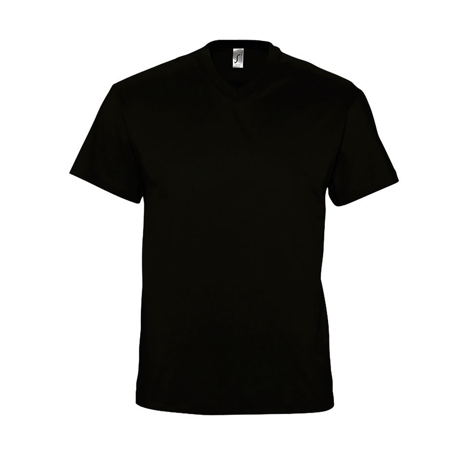 Camiseta 3XL cuello pico básica personalizada