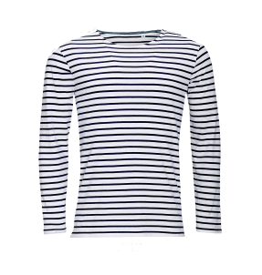 Camiseta manga larga rayas personalizada