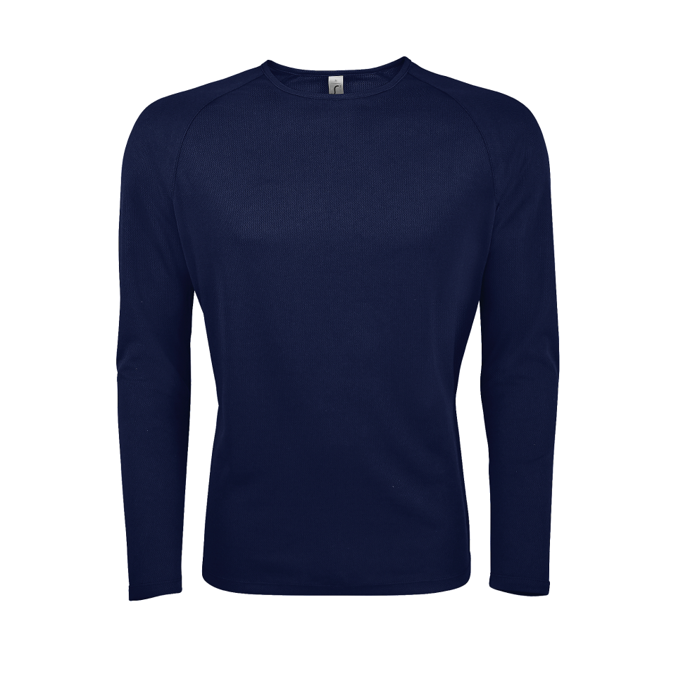 Camiseta manga larga técnica básica tallas grandes personalizada