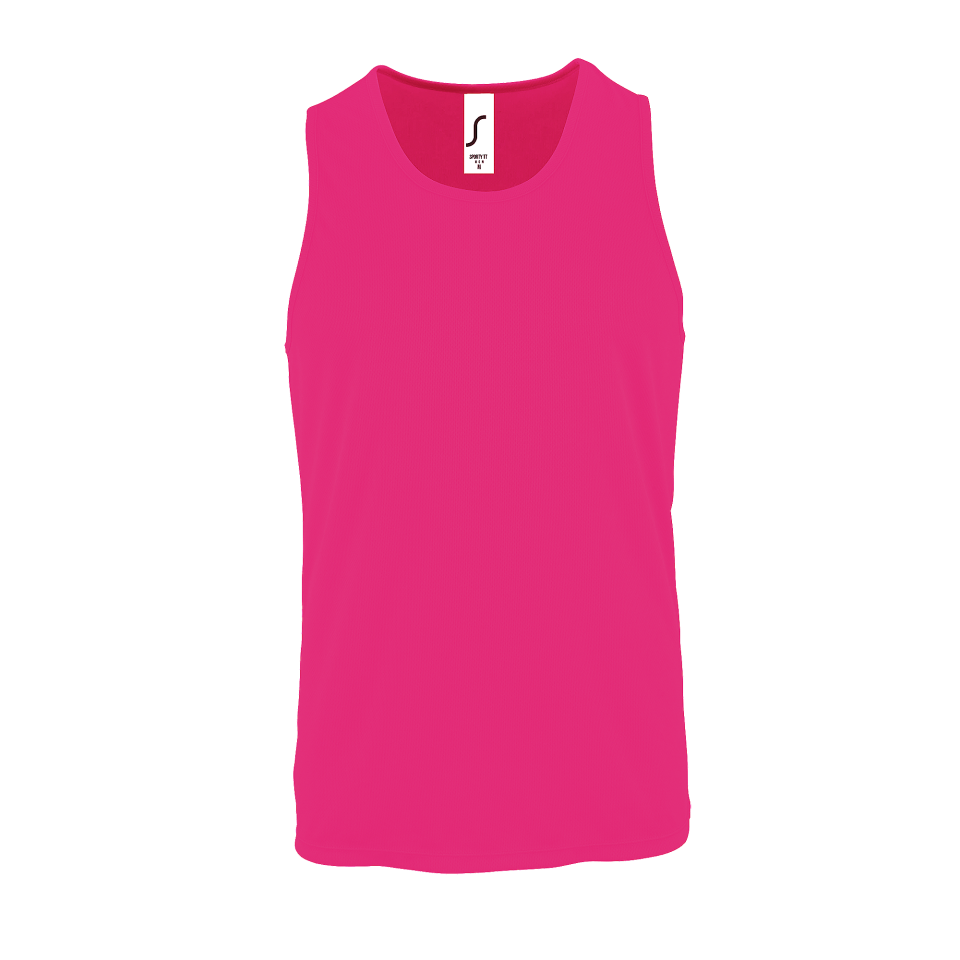 Camiseta técnica de tirantes básica 3XL personalizada