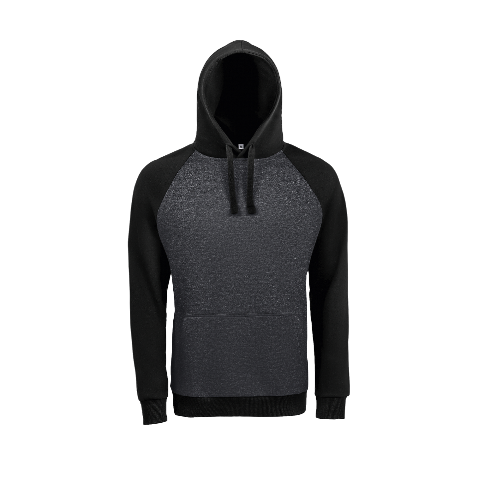 Sudadera bicolor con capucha premium 3XL personalizada