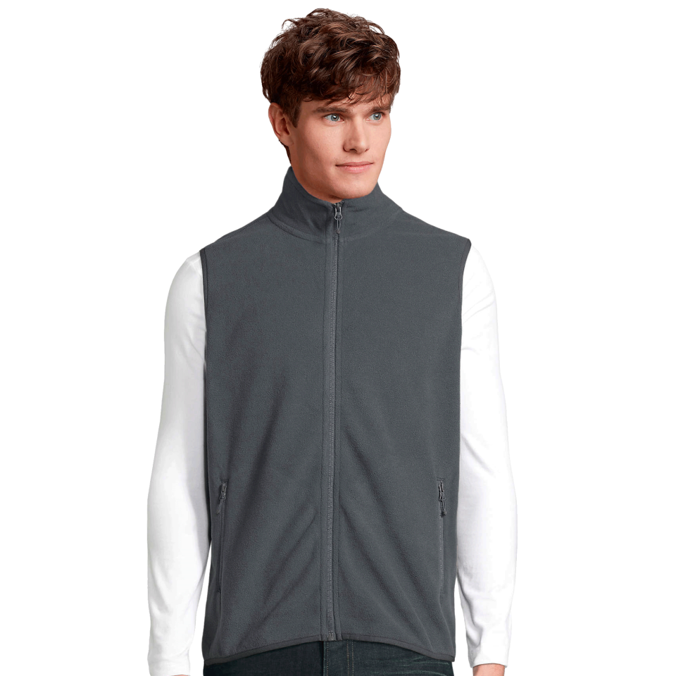 Chaleco de microfibra premium tallas grandes personalizado