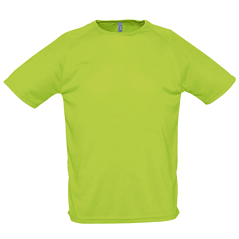 Camiseta técnica con mangas raglán tallas grandes personalizada