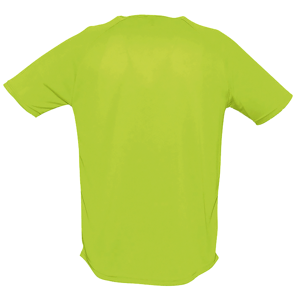 Camiseta técnica con mangas raglán tallas grandes personalizada