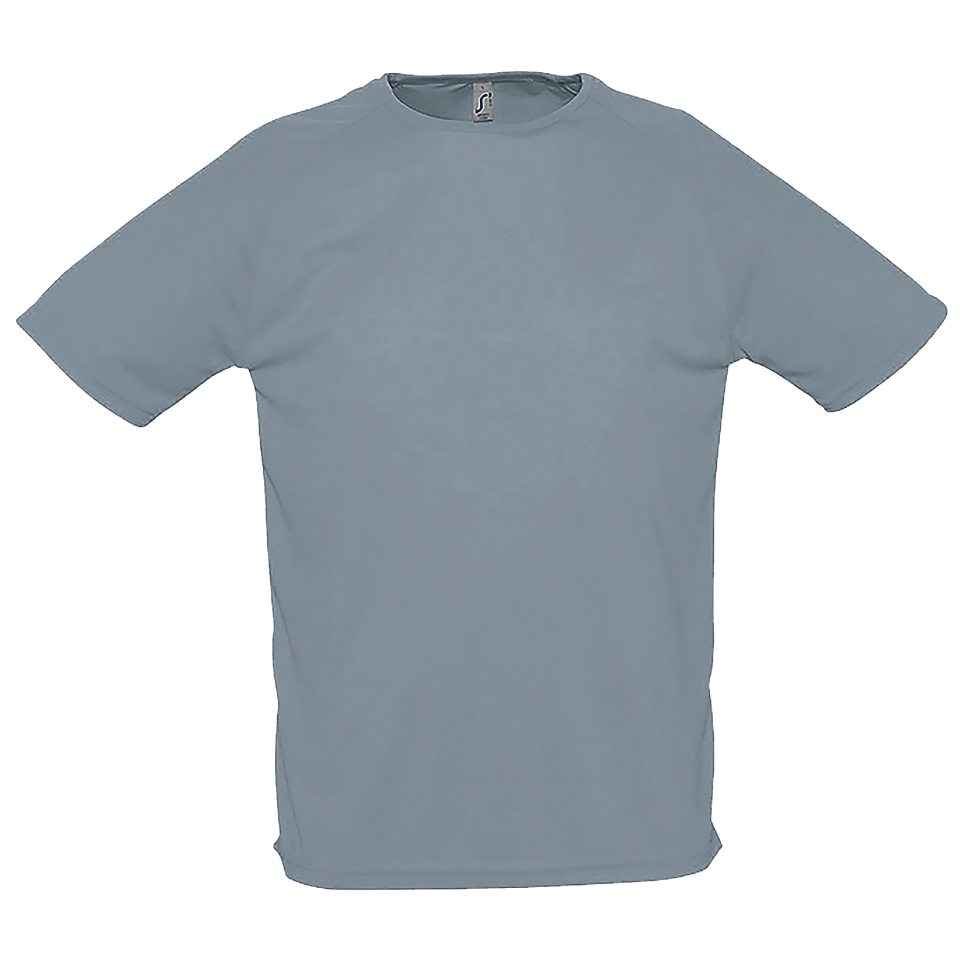 Camiseta técnica con mangas raglán tallas grandes personalizada