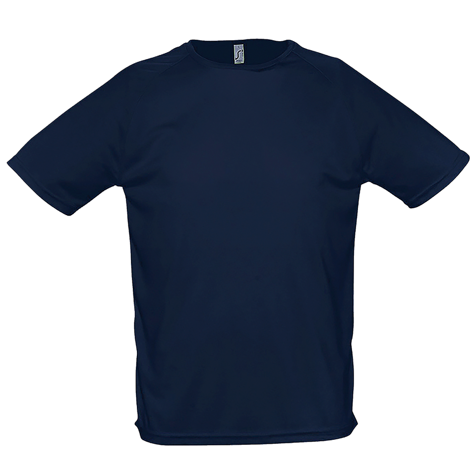 Camiseta técnica con mangas raglán tallas grandes personalizada