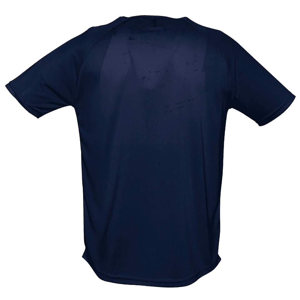 Camiseta técnica con mangas raglán tallas grandes personalizada