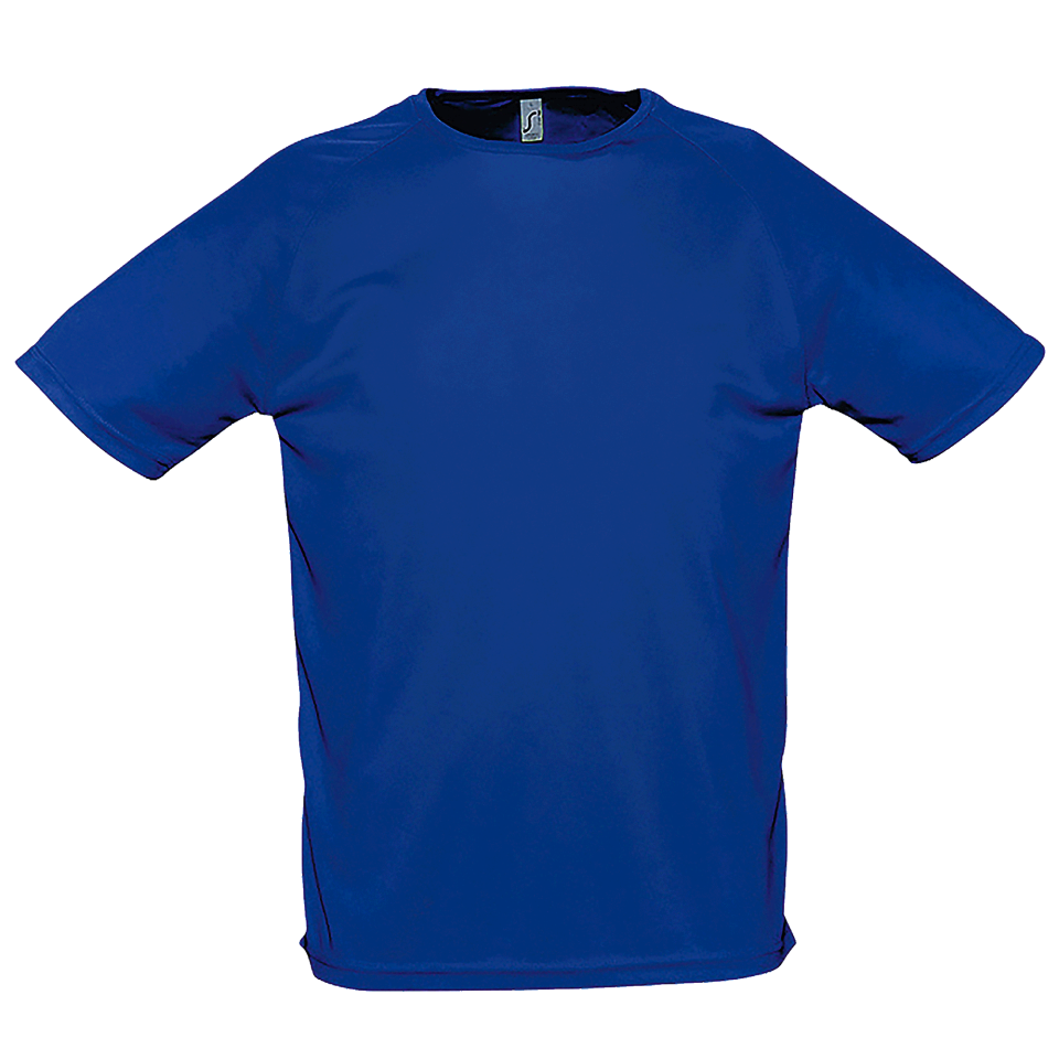 Camiseta técnica con mangas raglán tallas grandes personalizada