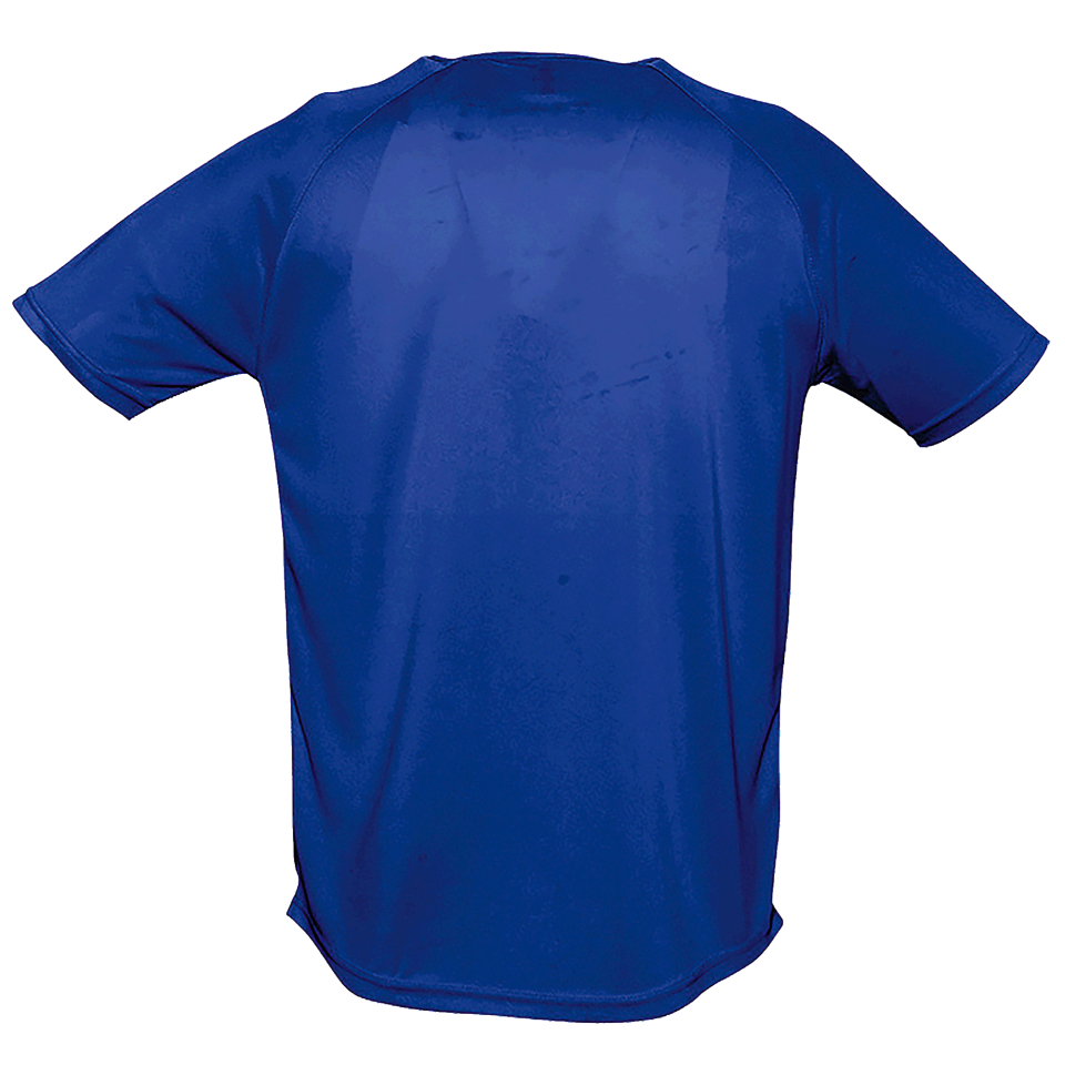 Camiseta técnica con mangas raglán tallas grandes personalizada