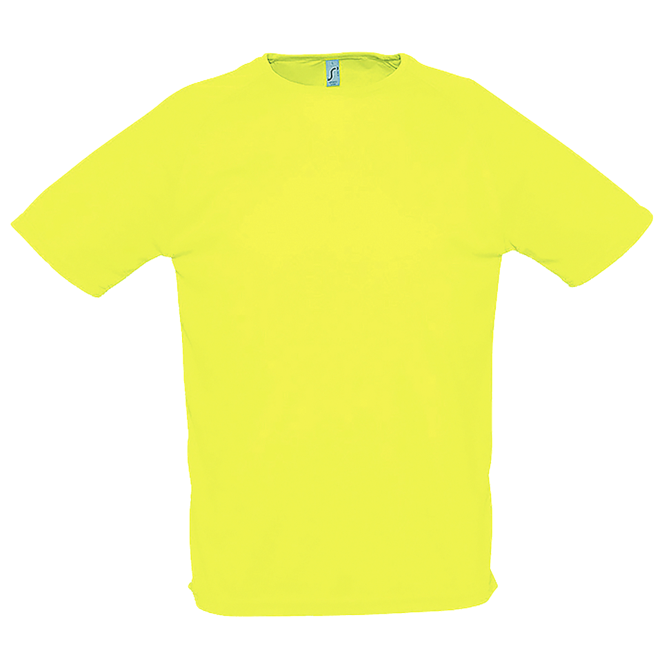 Camiseta técnica con mangas raglán tallas grandes personalizada