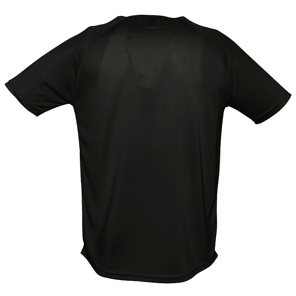 Camiseta técnica con mangas raglán tallas grandes personalizada