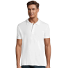 Polo blanco premium 3XL y 4XL personalizado