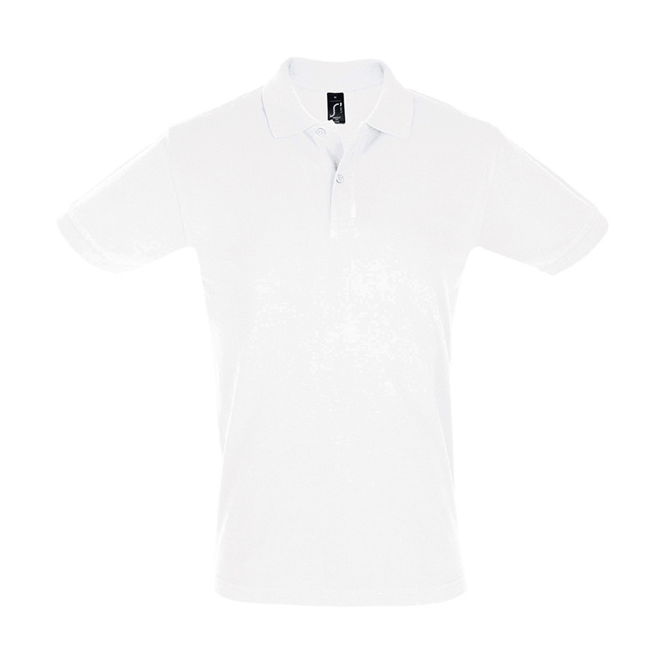 Polo blanco premium 3XL y 4XL personalizado