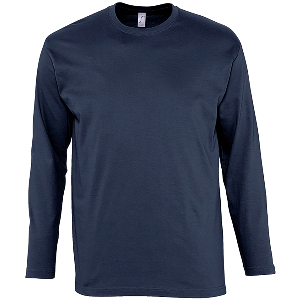 Camiseta tallas grandes manga larga básica personalizada