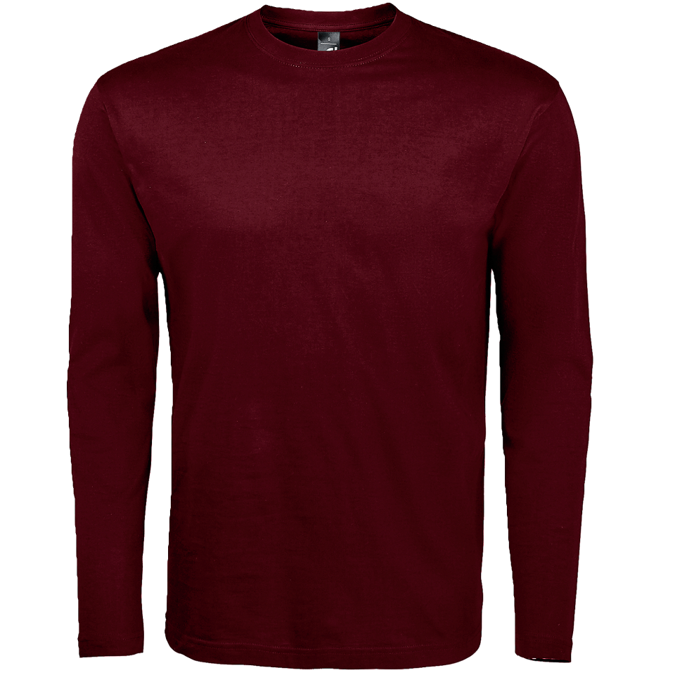 Camiseta tallas grandes manga larga básica personalizada