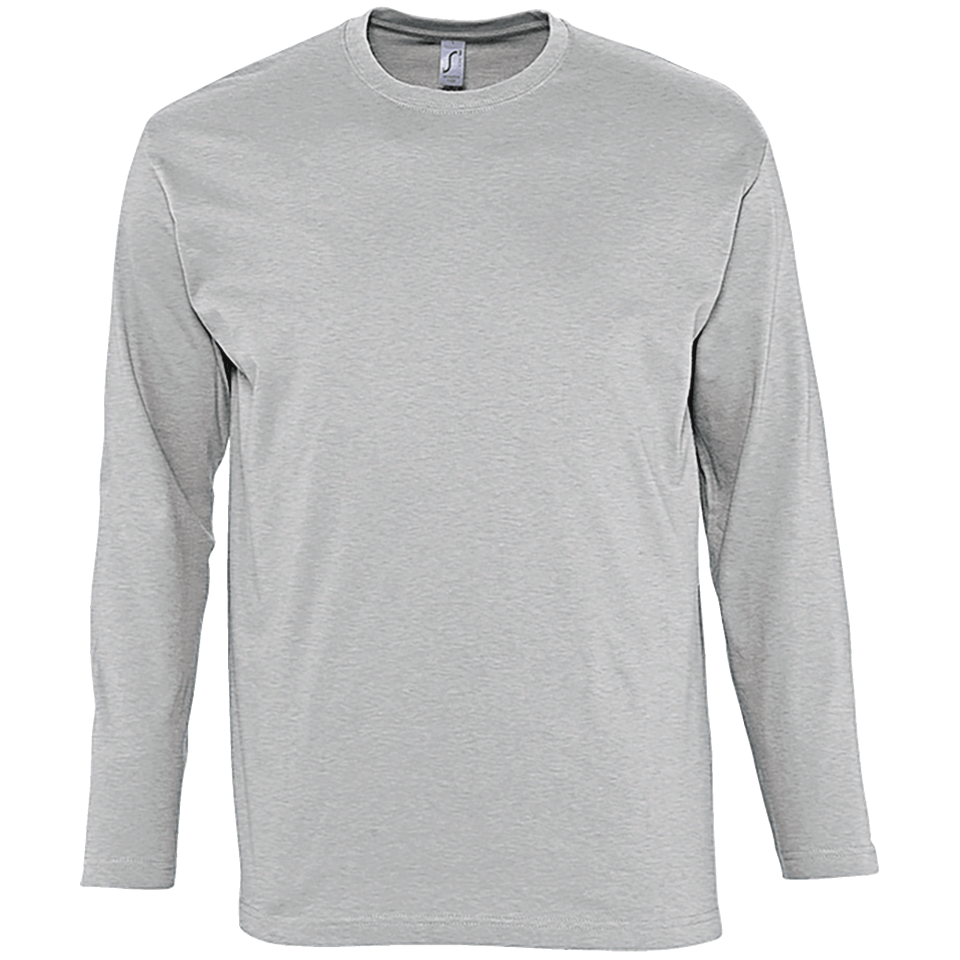 Camiseta tallas grandes manga larga básica personalizada