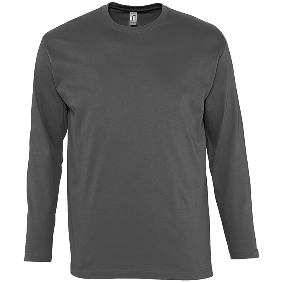 Camiseta tallas grandes manga larga básica personalizada