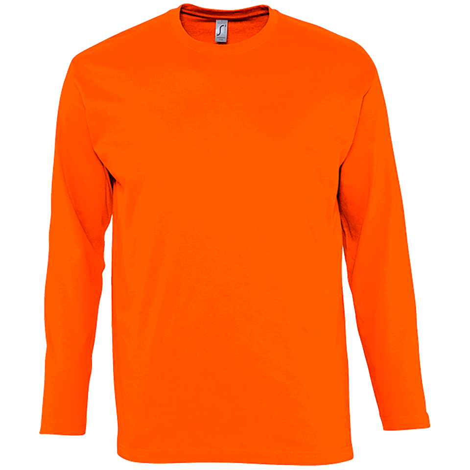 Camiseta tallas grandes manga larga básica personalizada