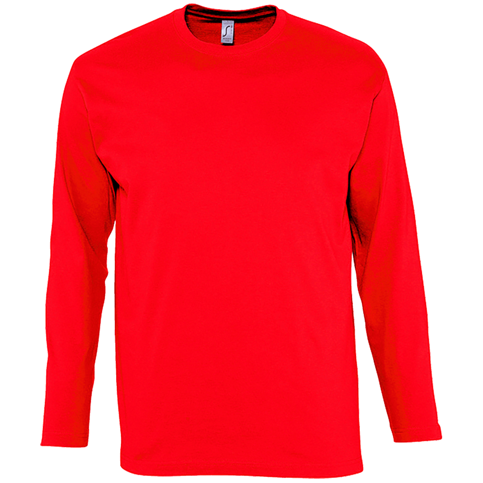 Camiseta tallas grandes manga larga básica personalizada