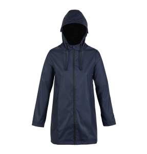 Chaqueta de mujer impermeable con capucha personalizada