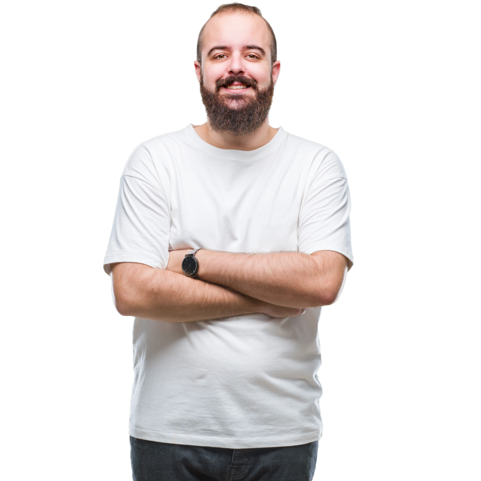 Camiseta 4XL y 5XL estándar blanca personalizada