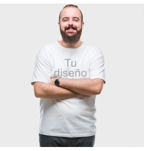 Camiseta 4XL y 5XL estándar blanca personalizada