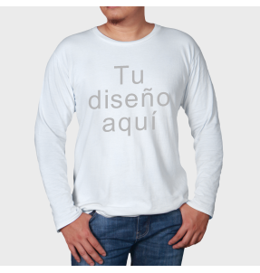 Camiseta Manga Larga Blanca