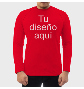 Camiseta manga larga técnica básica tallas grandes personalizada