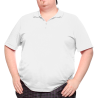 Polo 3XL-5XL blanco personalizado