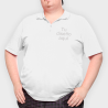 Polo 3XL-5XL blanco personalizado