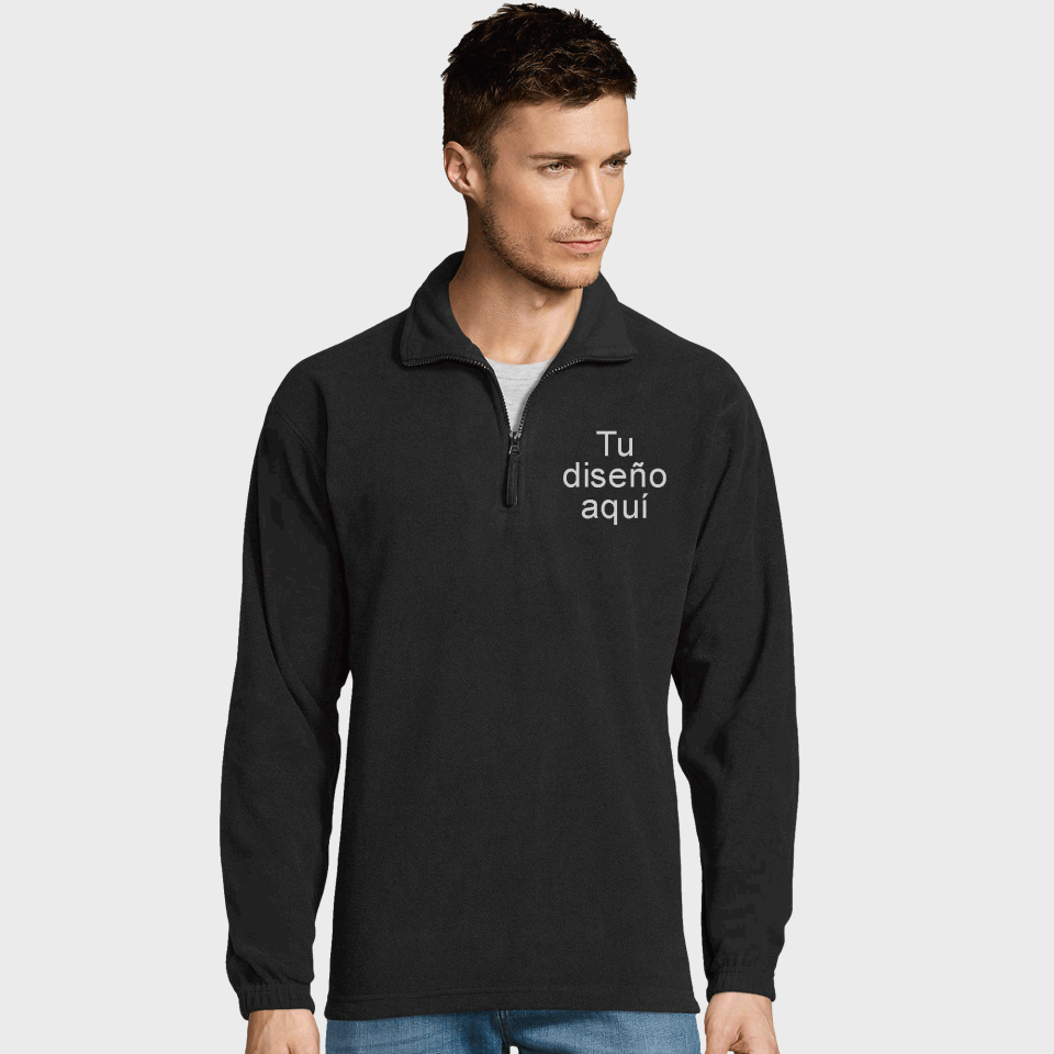 Polar media cremallera 4XL - 5XL personalizado