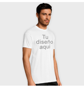 Camiseta 3XL y 4XL la más barata blanca personalizada