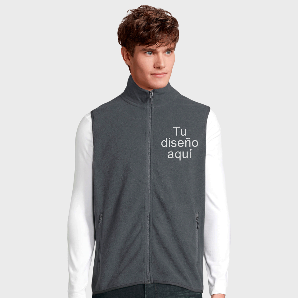 Chaleco de microfibra premium tallas grandes personalizado