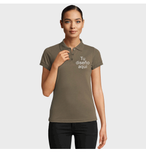 Polo de mujer 3XL personalizado