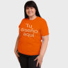 Camiseta mujer 3XL la más barata personalizada