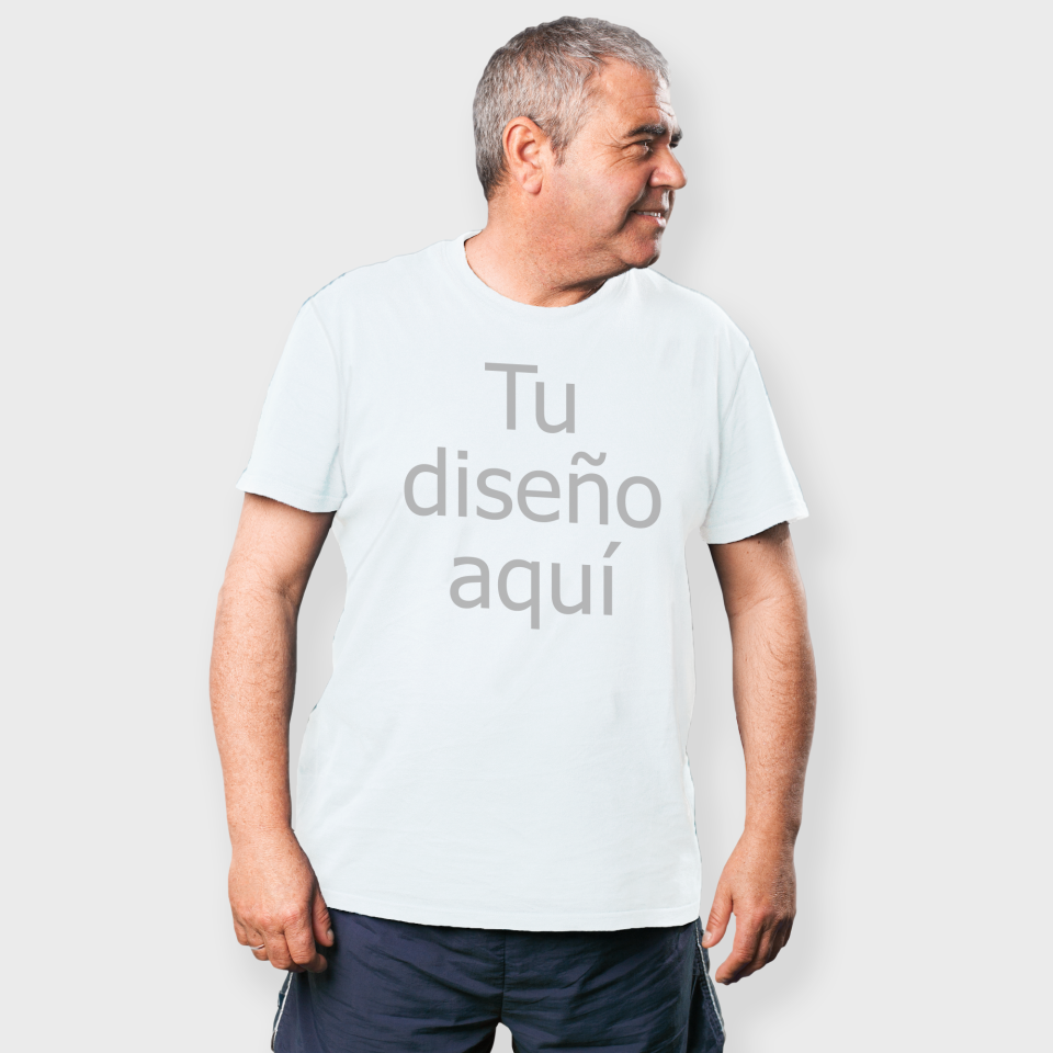 Camiseta 3XL premium blanca personalizada