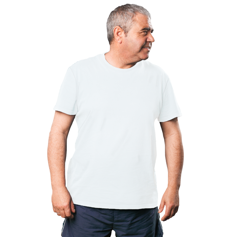 Camiseta 3XL premium blanca personalizada