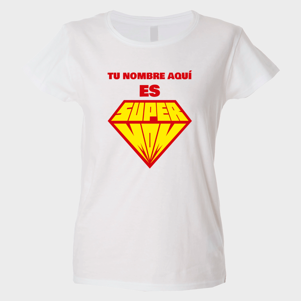 Camiseta para el día de la madre diseño Supermom