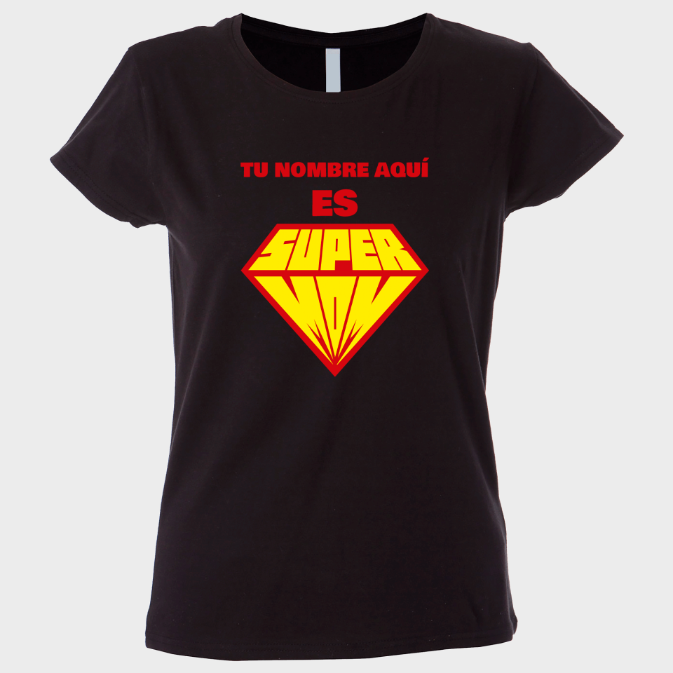 Camiseta para el día de la madre diseño Supermom